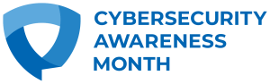 Cybersecurity awareness month logo